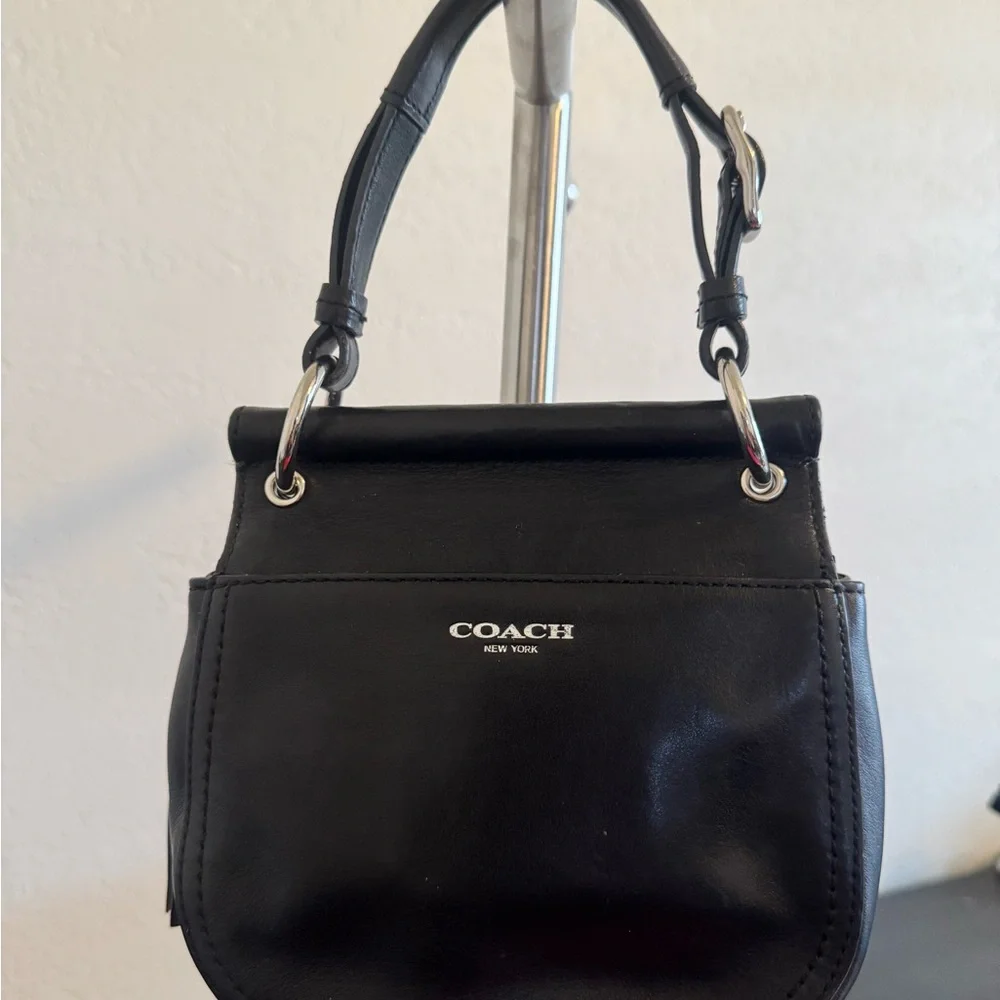 Coach Willis turn lock bag. Arm bag or cross body with tassel black - Picture 12 of 12